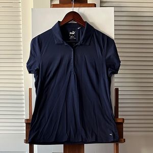 NWT PUMA Women’s Fusion Navy Polo Large